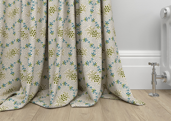 Land & Shore Lorie, Green - Made to Measure Curtains - Image 6